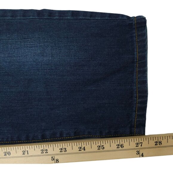 Lands End Canvas Boyfriend Fit Jeans Womens Size 31 Button Fly Medium Wash Denim - Picture 14 of 15